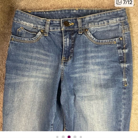 Nine West Vintage America Women’s Size 6 Short Boot Leg Blue Jeans - Picture 7 of 10